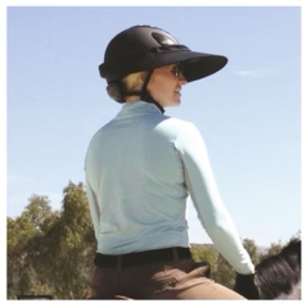 Sun n Sand Black Straw Helmet Visor*